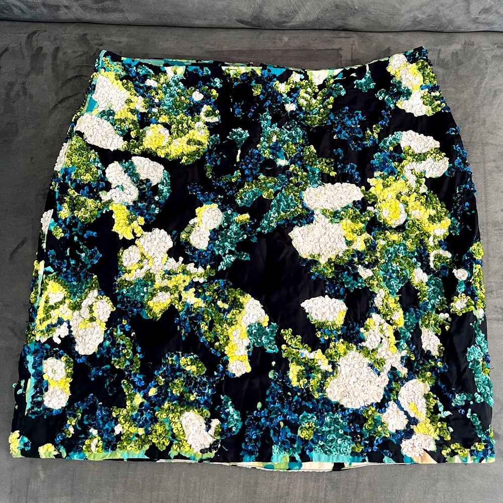 Adrianna Papell detailed mini skirt